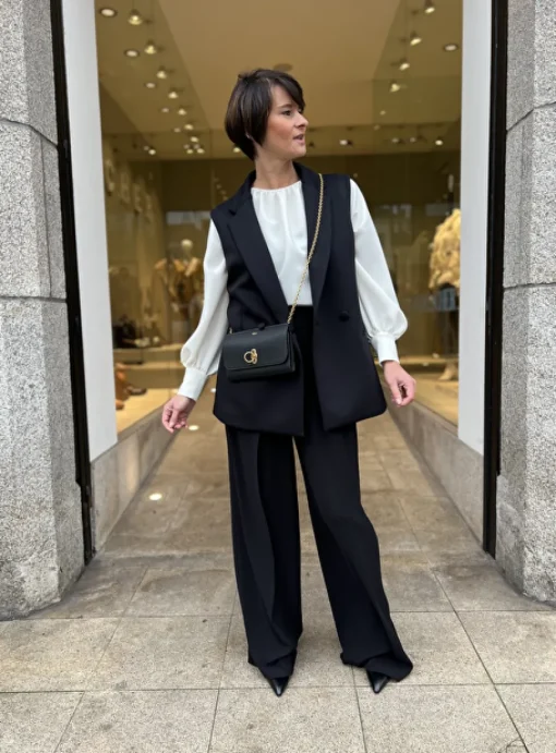 Amberley clutch leder zwart | DELSCHER. Fashion