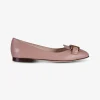 Ballerina leder nude | DELSCHER. Fashion