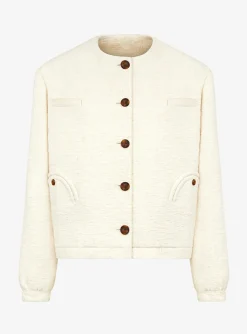 Blazer bomber offwhite | DELSCHER. Fashion