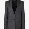 Blazer lesandre antraciet ruit | DELSCHER. Fashion