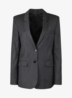 Blazer lesandre antraciet ruit | DELSCHER. Fashion