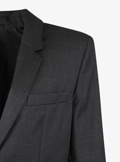 Blazer lesandre antraciet ruit | DELSCHER. Fashion