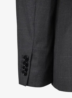 Blazer lesandre antraciet ruit | DELSCHER. Fashion