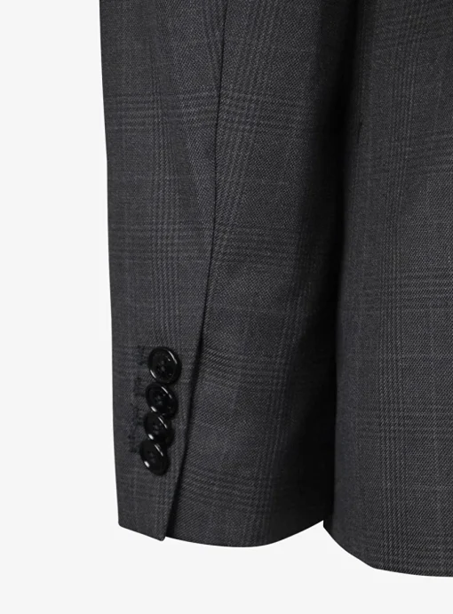 Blazer lesandre antraciet ruit | DELSCHER. Fashion