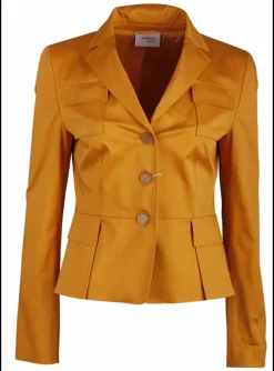 Blazer mango geel | DELSCHER. Fashion