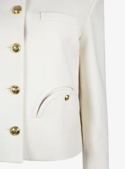 Blazer missy glis bomber creme Bouclé | DELSCHER. Fashion