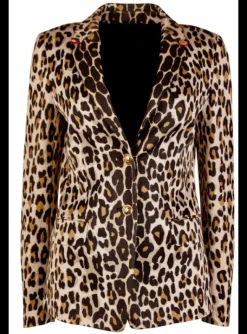Blazer print Leopard | DELSCHER. Fashion