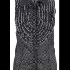 Blouse polkadot roezel zwart wit | DELSCHER. Fashion