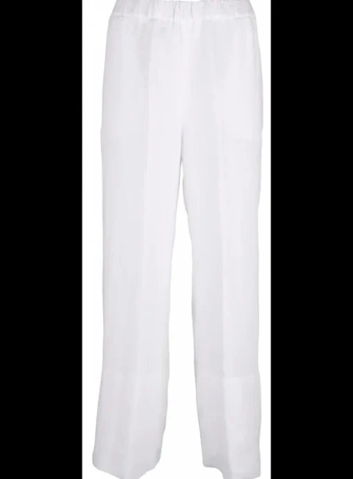 Broek linnen wit | DELSCHER. Fashion