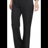 Broek streep metallic zwart | DELSCHER. Fashion