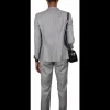 Broekpak grijs prince de galles | DELSCHER. Fashion