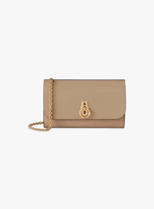 Clutch Amberley beige maple | DELSCHER. Fashion