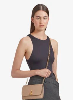 Clutch Amberley beige maple | DELSCHER. Fashion