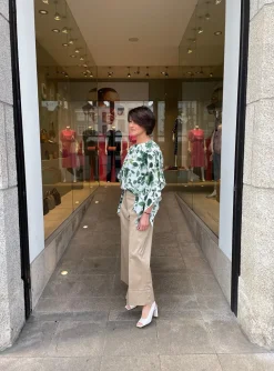 culotte Pantalon chelsy beige | DELSCHER. Fashion