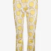 Denim zonnebloem print | DELSCHER. Fashion