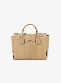 Dsb shopping beige slangenleder | DELSCHER. Fashion