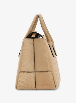Dsb shopping beige slangenleder | DELSCHER. Fashion