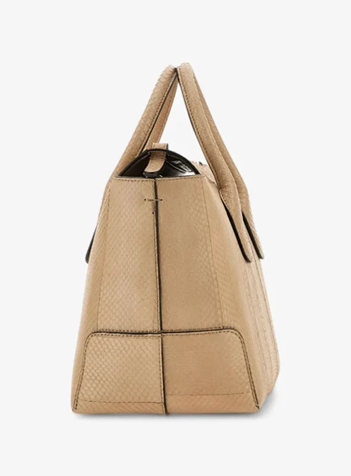 Dsb shopping beige slangenleder | DELSCHER. Fashion