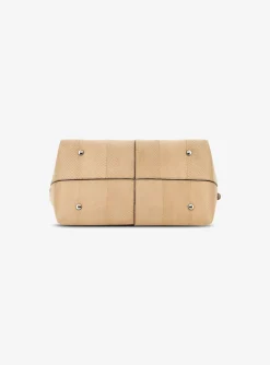 Dsb shopping beige slangenleder | DELSCHER. Fashion