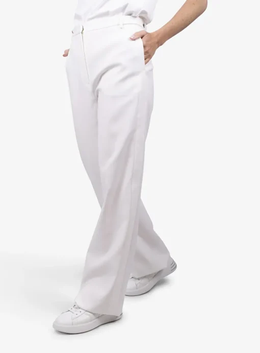 Garian pantalon wit | DELSCHER. Fashion