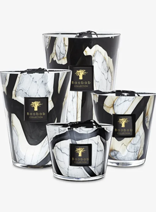 geurkaars max24 Marble stones | DELSCHER. Fashion