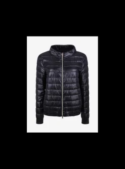 Jack bomber step zwart | DELSCHER. Fashion