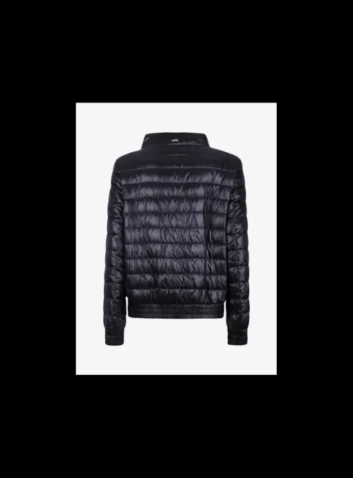 Jack bomber step zwart | DELSCHER. Fashion