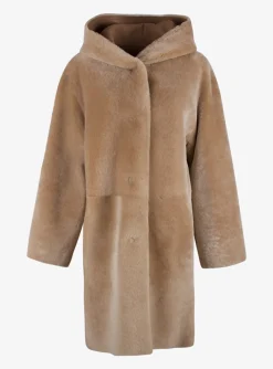 Jas Lammy camel | DELSCHER. Fashion
