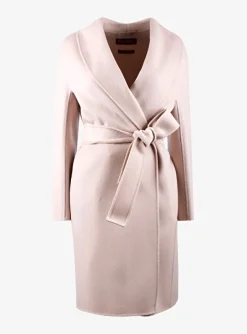 Jas Liana wol cashmere poederroze | DELSCHER. Fashion