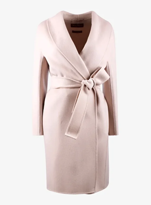 Jas Liana wol cashmere poederroze | DELSCHER. Fashion
