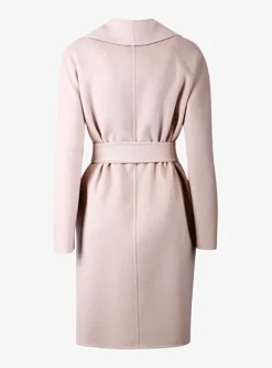 Jas Liana wol cashmere poederroze | DELSCHER. Fashion