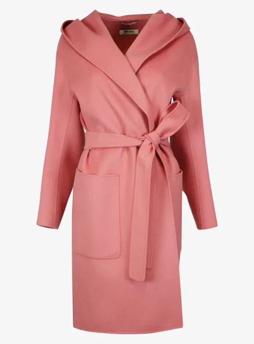 Jas priscila capuchon roze | DELSCHER. Fashion