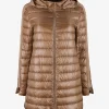 Jas step capuchon camel | DELSCHER. Fashion