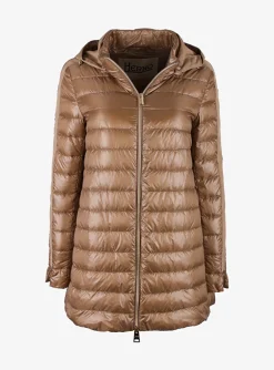 Jas step capuchon camel | DELSCHER. Fashion