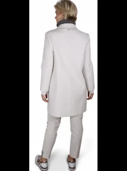 Jas wol offwhite | DELSCHER. Fashion