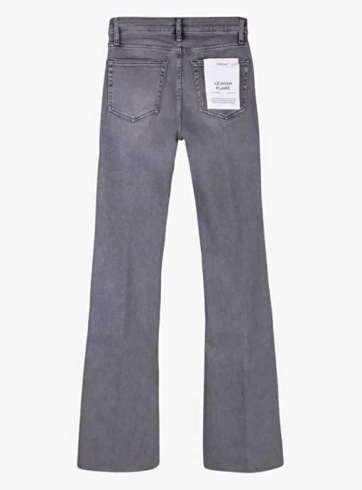 Jeans Le high flare grijs | DELSCHER. Fashion