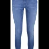 Jeans legging ankle blauw | DELSCHER. Fashion