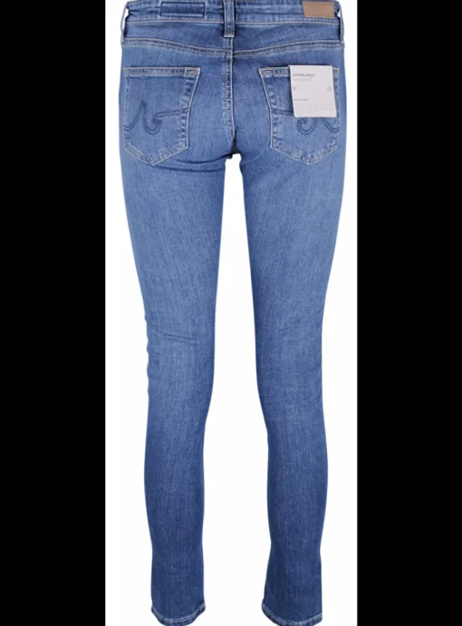 Jeans legging ankle blauw | DELSCHER. Fashion