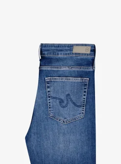 Jeans sophie bootcut mid blauw | DELSCHER. Fashion