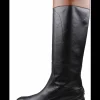 Laars leder zwart cognac | DELSCHER. Fashion