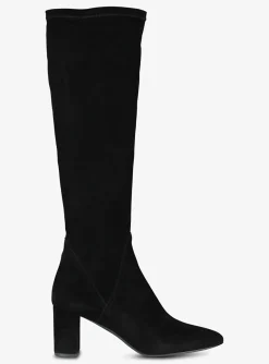 Laars suede zwart | DELSCHER. Fashion