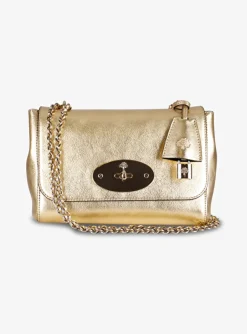 Lily bag small goud | DELSCHER. Fashion