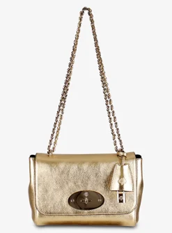 Lily bag small goud | DELSCHER. Fashion