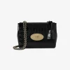 Lily bag small zwart croco | DELSCHER. Fashion