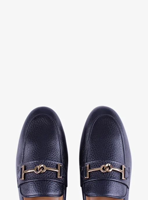 Loafer leer zwart | DELSCHER. Fashion