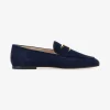 Loafer marine suede | DELSCHER. Fashion