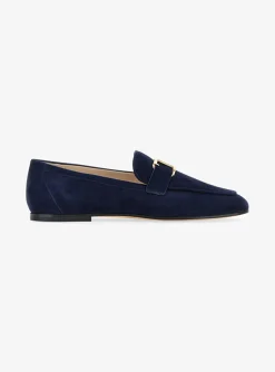 Loafer marine suede | DELSCHER. Fashion