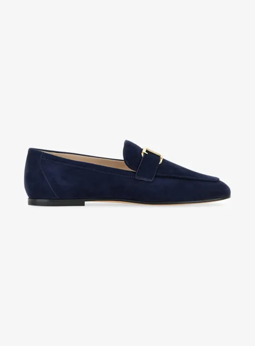 Loafer marine suede | DELSCHER. Fashion