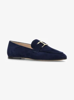 Loafer marine suede | DELSCHER. Fashion