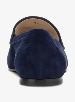 Loafer marine suede | DELSCHER. Fashion